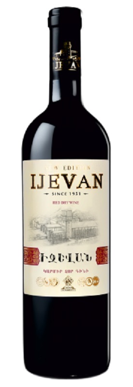 Červené víno polosuché Ijevan