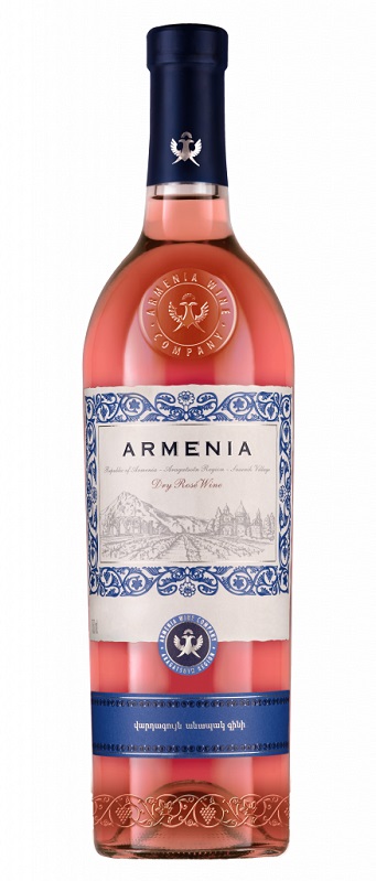Suché růžové víno Armenia