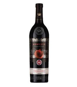 Sladké červené granatove víno Armenia 750ml