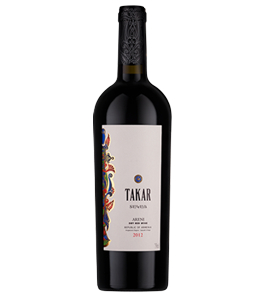 Suché červené víno Takar 750ml