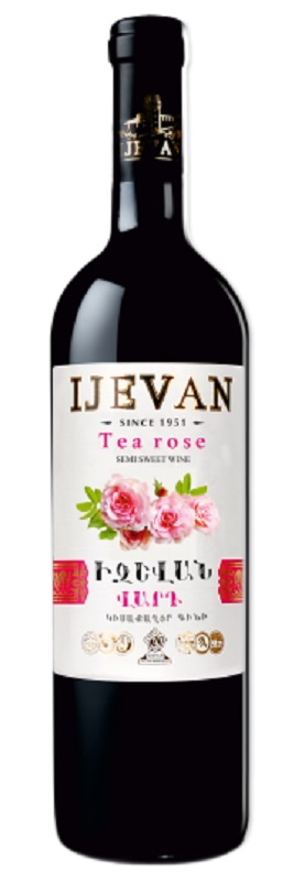 Polosladké víno čajová růže 750ml