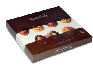 MIX sušeného ovoce v čokoládě s ořechy, 157g
